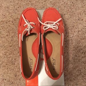Spicy Brand Size 7.5 Orange Spicy Women's Moccasin